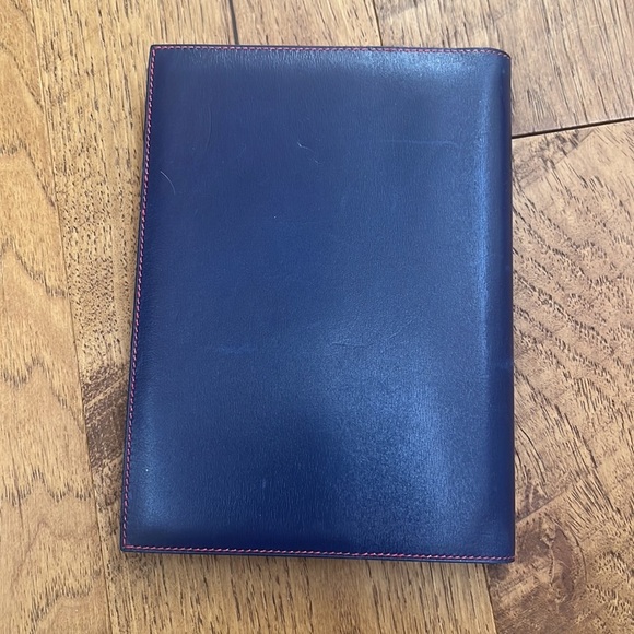 Hermès Paris 1999 Navy/Red Leather Agenda / Address Book - Picture 7 of 9